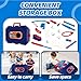 4 in 1 Basketball Hoop for Kids 1-3, 3-5, Toddler Basketball Goal and T Ball Set, Adjustable Basketball Hoop, Indoor Outdoor Sports Toys, Birthday Gifts for Kids Boys 1 2 3 4 5 Years Old