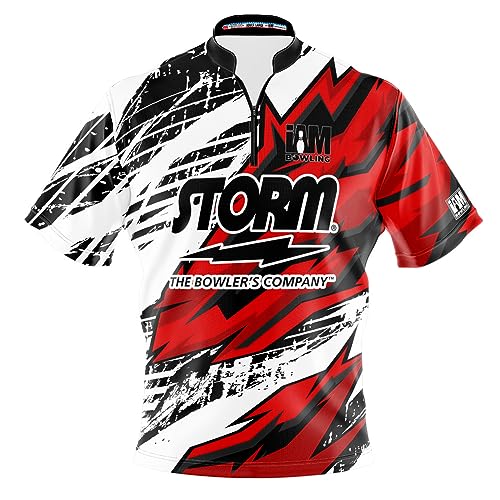 Logo Infusion Dye-Sublimated Bowling Jersey (Sash Collar) - I AM Bowling Fun Design 2009-ST - Storm (Men's XL)