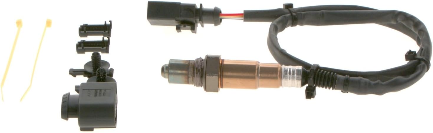 BOSCH 17100 Premium Original Equipment Oxygen Sensor - Compatible with Select Audi A4, A4 allroad, A4 Quattro, A5, A5 Quattro, A5 Sportback, A8 Quattro, Q5, Q7, RS5; Volkswagen Beetle, Jetta