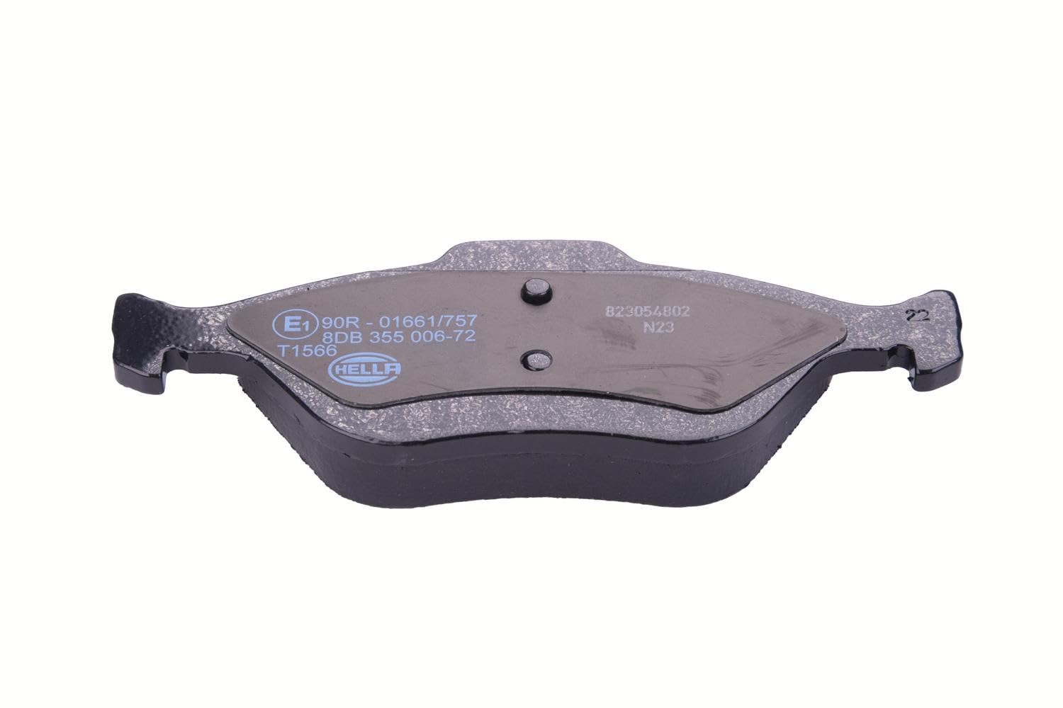 HELLA PAGID 8DB 355 006-721 Juego de pastillas de freno T1566 Espesor 17.7mm Sistema de frenos Teves con avisador acústico de desgaste por ej. DAIHATSU / TOYOTA