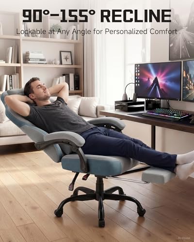 Image of GTPLAYER Gaming Chair for Adults, Ergonomic High Back Chair with Footrest