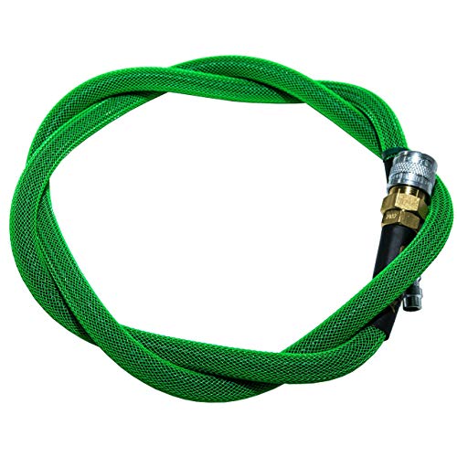 AMPED Airsoft Amped Line | Standard Weave for PolarStar, Wolverine, and Redline HPA Units 42 Inch Neon Green