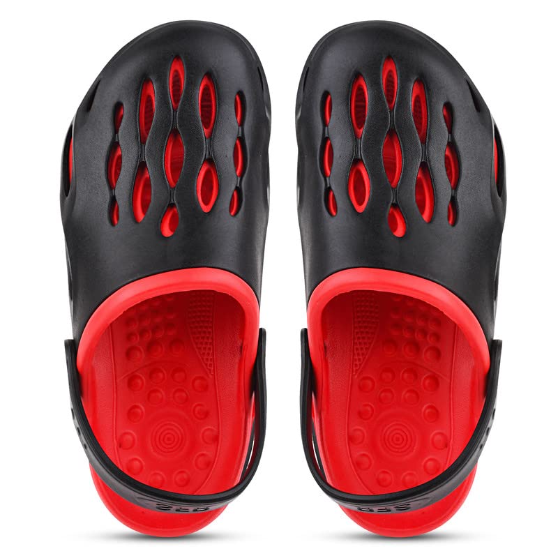 Image of SFR Men's Clogs l Lightweight, Stylish & Water Resistant Croc l Casual & Comfortable Men's Sandals with Adjustable Strap l Unisex Anti-Skid Clogs l Washable Rubber Clogs for Mens, Boys(Victor)