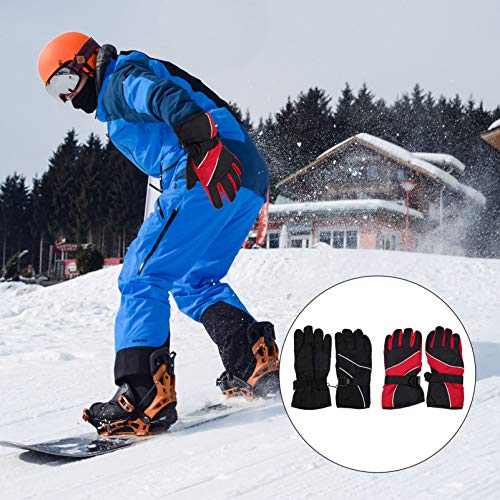 FAVOMOTO Luvas de Esqui Neve Luvas de Esqui Neve Luvas de Esqui Luvas Impermeáveis ??Para Caminhadas