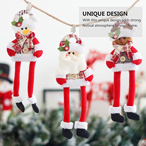 KESYOO Árvore de Natal Brinquedo de Pelúcia Enfeite de Natal Ornamento de Boneca Pingente para Festa