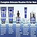 Skin Care for Men, Hydrate, Firm, Anti-Aging & Wrinkle Mens Self Care Facial Face Routine Kit,Birthday Valentines Gift Baskets for Young Men Him Teen Boy Dad Boyfriend Husband Christmas Gifts Ideas