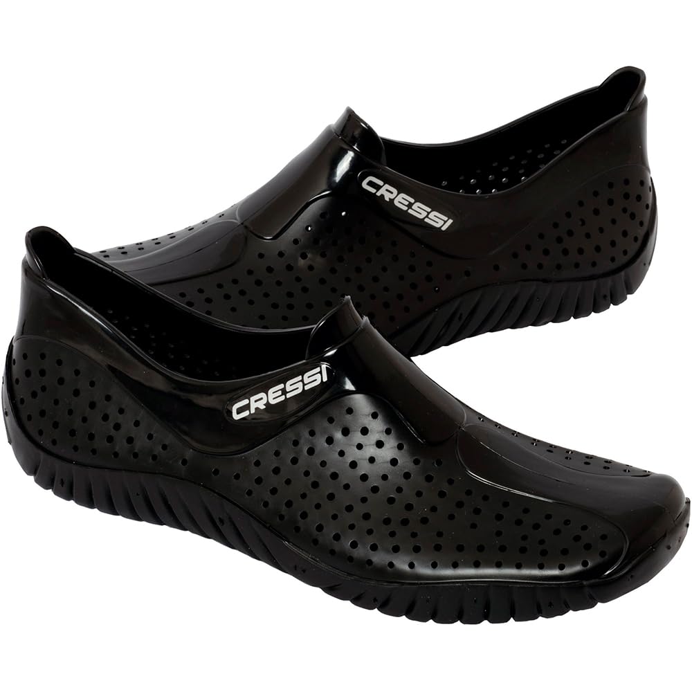 CRESSI Water Shoes - Adult Shoes for All Types of Water Sports Activities, Black, 2.5 UK