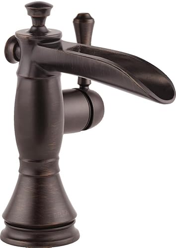 Delta 598LF-MPU llave para baño de amplio alcance, con montaje de drenaje emergente, 598LF-RBMPU