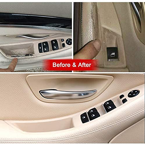 Für BMW 5er F10/F11 Türgriff, Türgriff vorne, linker Innengriff F10 F11: 520 523 525 528 530 535 (2010-2016) - Beige