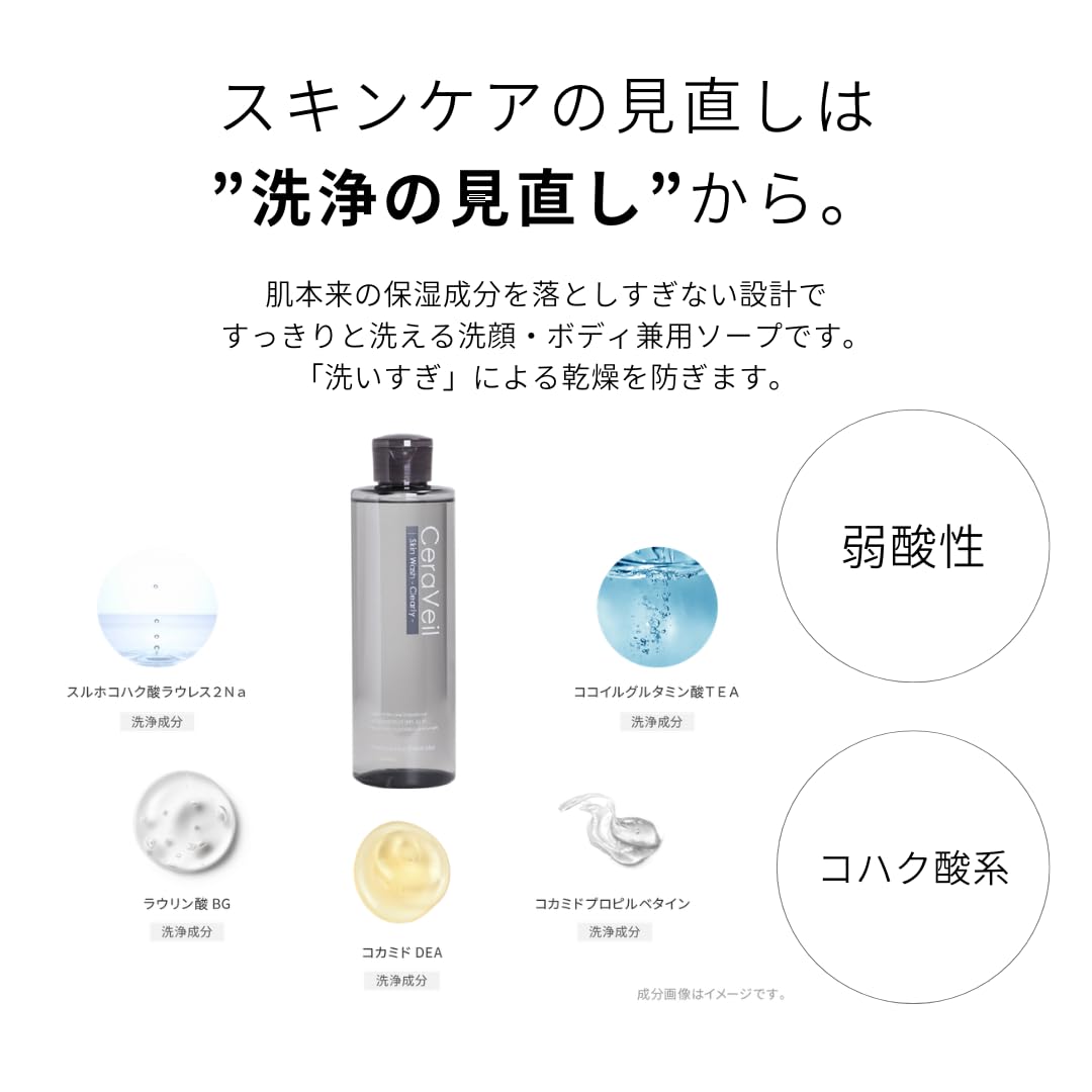 Amazon | セララボ【スキンウォッシュ クリアリー（250mL）】洗顔料