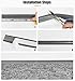 Carpet Edge Binding Trim, Self Adhesive Grey Floor Transition Strip/Rugs Edging Bar for Indoor Doormat Protect, Flexible PVC Seal Molding for Robot Vacuum Cleaner (700cm (23ft))