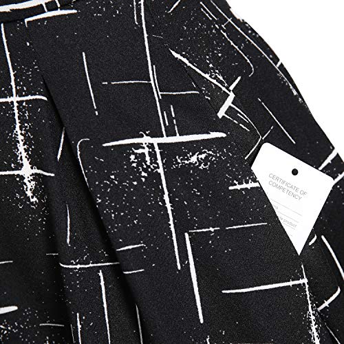 Image of Sureple Women's Retro Sleeveless Swing Casual Work Summer Party Dress with Pockets