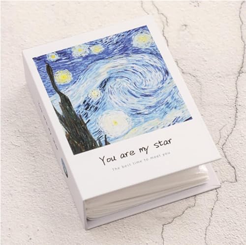 Image of Even Photo Album Book, Album for photos collection, 4 inch x 6 inch (10 x 15 Cm) size Photo collection album with taxture and design on Cover (100 PHOTO SPACE) (You are my star)