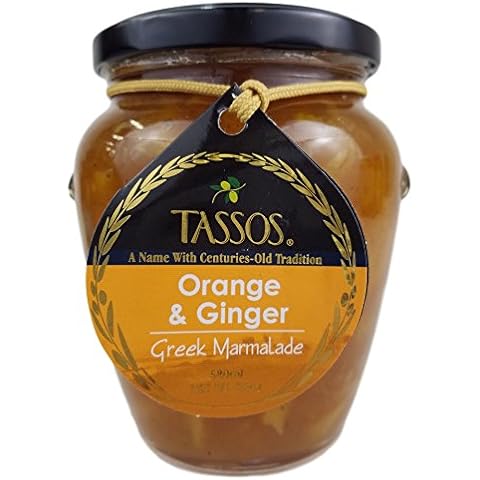 Tassos Orange And Ginger Greek Marmalade (25 oz) (1 Jar) Cover