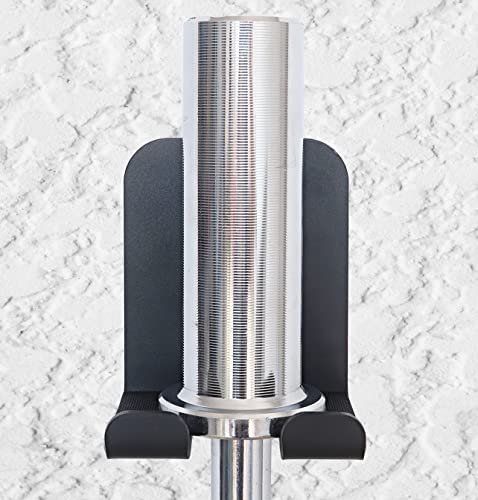 Barbell Holder Wall Mount, Heavy Duty Vertical Barbell Holder Wall Barbell Hanger for Olympic Barbell, Curl bar for Space Saving Commercial or Home Gym Accessory - Thumbnail 4