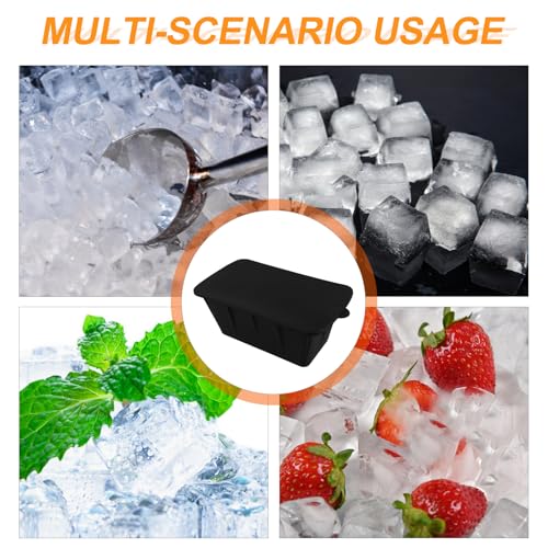 Molde de silicona grande para cubitos de hielo con tapa 3L miniatura 7