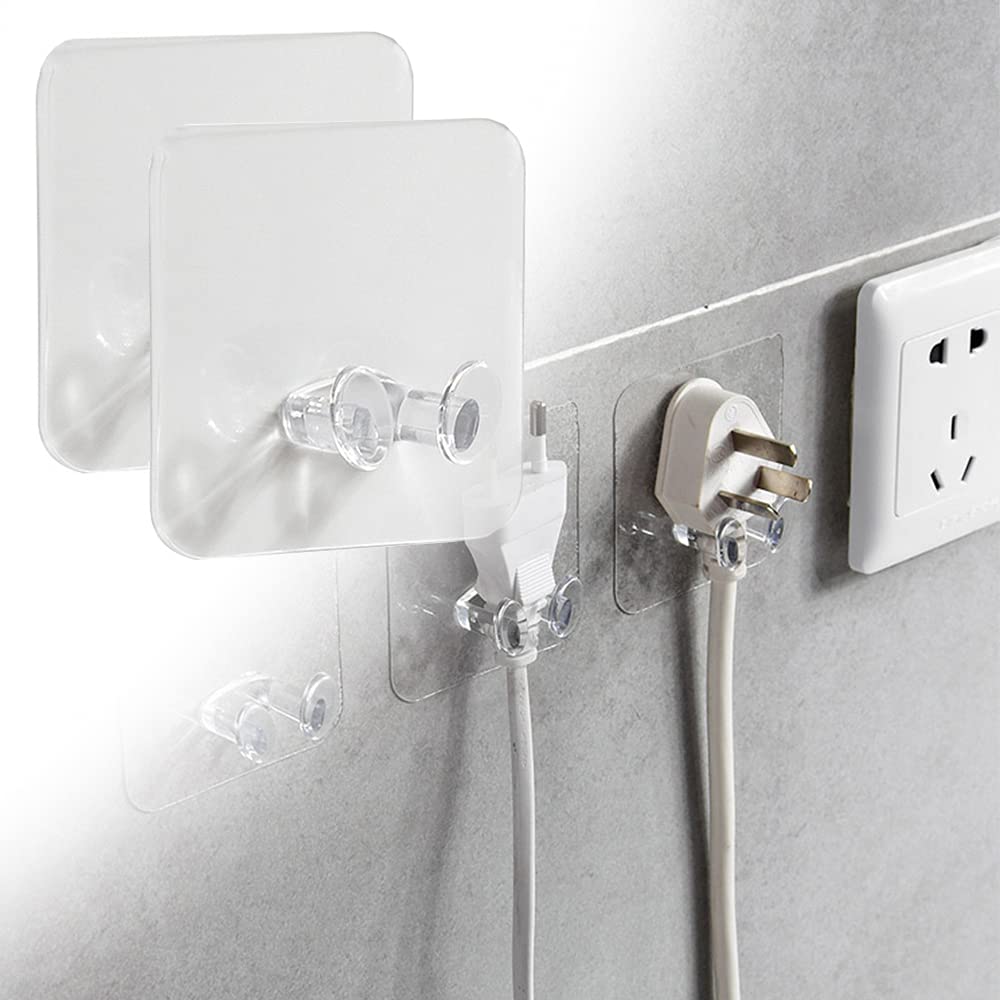 Amazon.co.jp: 15枚セット ケーブルフック 電源コード収納ラック 電源