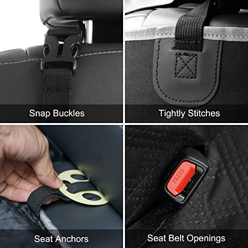 Lzxybin Dog Car Seat Cover For Back Seat, Durable Waterproof Pet Car Back Seat Covers For Dogs, Backseat Dog Seat Cover Hammock For Car #TOP1