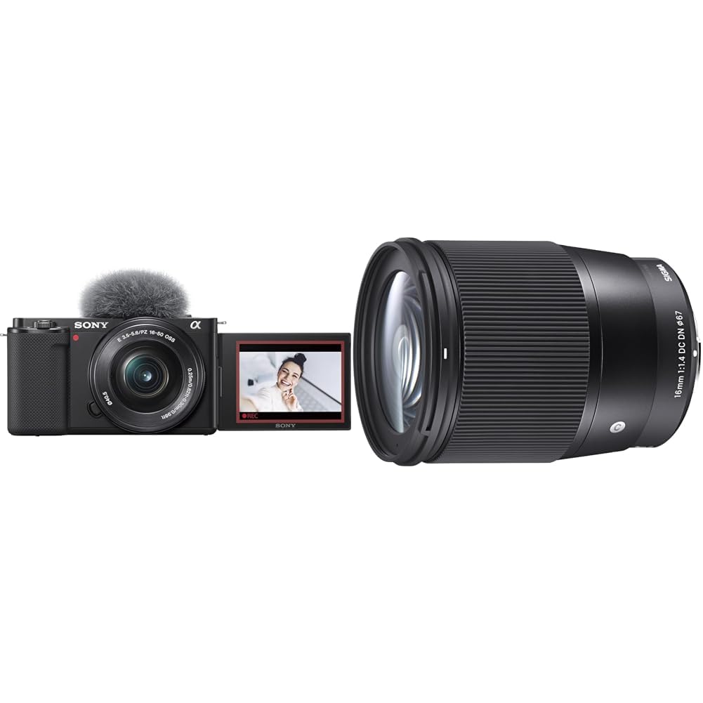 Amazon.co.jp: SONY(ソニー) 【ZV-E10L と シグマ広角単焦点レンズ 