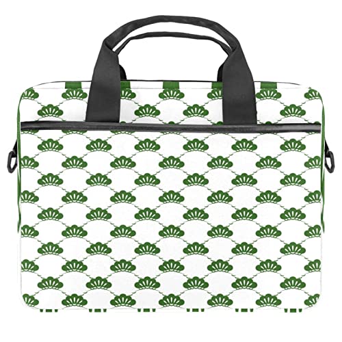 Sac à bandoulière pour ordinateur 13 à 14.5" avec motif crâne japonais et fleurs