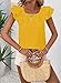 Falechay Womens Summer Tops Cute Crewneck Ruffle Sleeve Clothes Going Out Puffed Short Sleeves Casual Babydoll Teen Wrinkles Loose Fit Shirts 2026 Women Fashion Trendy Top Flowy Bow Tie Tunic Yellow L
