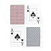 Brybelly 12 Decks of Playing Cards|Poker Wide Size (6 Red/6 Blue)|Plastic Coated Cards for Poker, Blackjack| Jumbo Index
