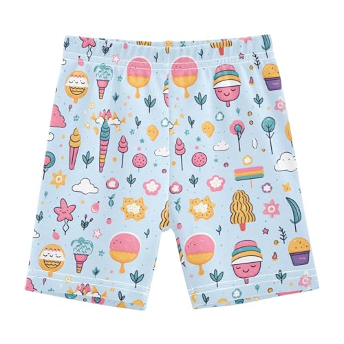 Girls Shorts Ice Creams Under Dress Girl Bike Cartwheel Shorts Dance Short