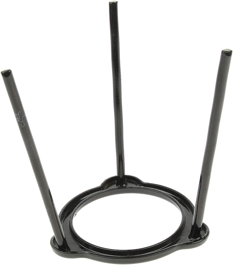 Generic Set of 2X Lab Beaker Stand Lamp Burner Tripod Holder 75mm + Pipeclay Triangle Apparatus Strengthened quality, practical and long-lasting