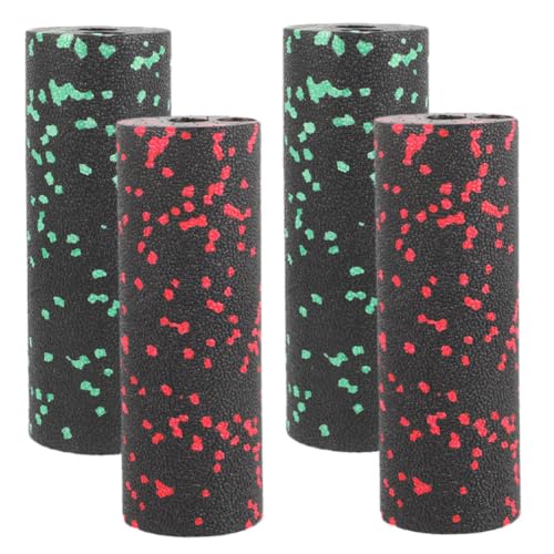 4 piezas Compactas Rodillo de Ejercicio para Masaje de Tejido Profundo y Relajación Muscular Cilindro de Espuma Ligero y Portátil para Entrenamiento y Alivio de Espalda No deformable miniatura 1