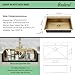 33x22 Drop In Gold Kitchen Sink - Beslend Stainless Steel Ledge Workstation Drop In Kitchen Sinks Gold Sink 16 Gauge Single Bowl Topmount Basin