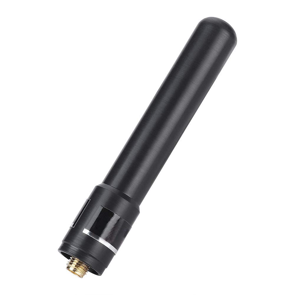 Antenna compatibile con Baofeng UV-5R Mobile Ham Radio, HH-S518+ SMA-F UV ad alto guadagno Dual Band antenna corta radio radio antenna