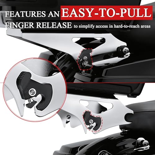 Image of Detachable Latch,Sissy Bar, for Harley Dyna Softail Sportster