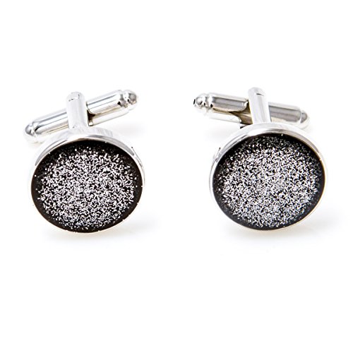 Set Formal de Mancuernillas y Botones MRCUFF Black Diamond Dust miniatura 3