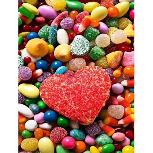 Broderie diamant kit complet bonbons pour une décoration murale de salon moderne