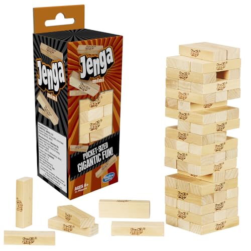Hasbro Gaming Jenga Junior Game, Original Hardwood Blocks Stackin...