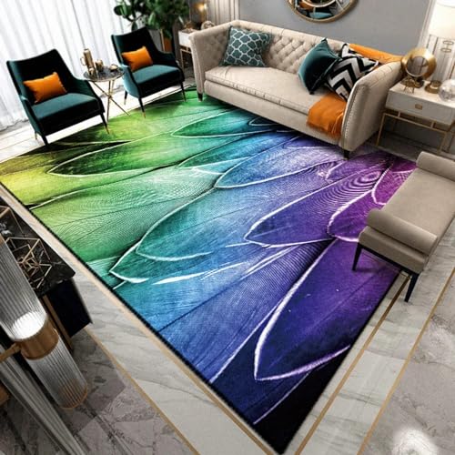 Alfombras Dormitorio Juvenil Plumas Marca Generic