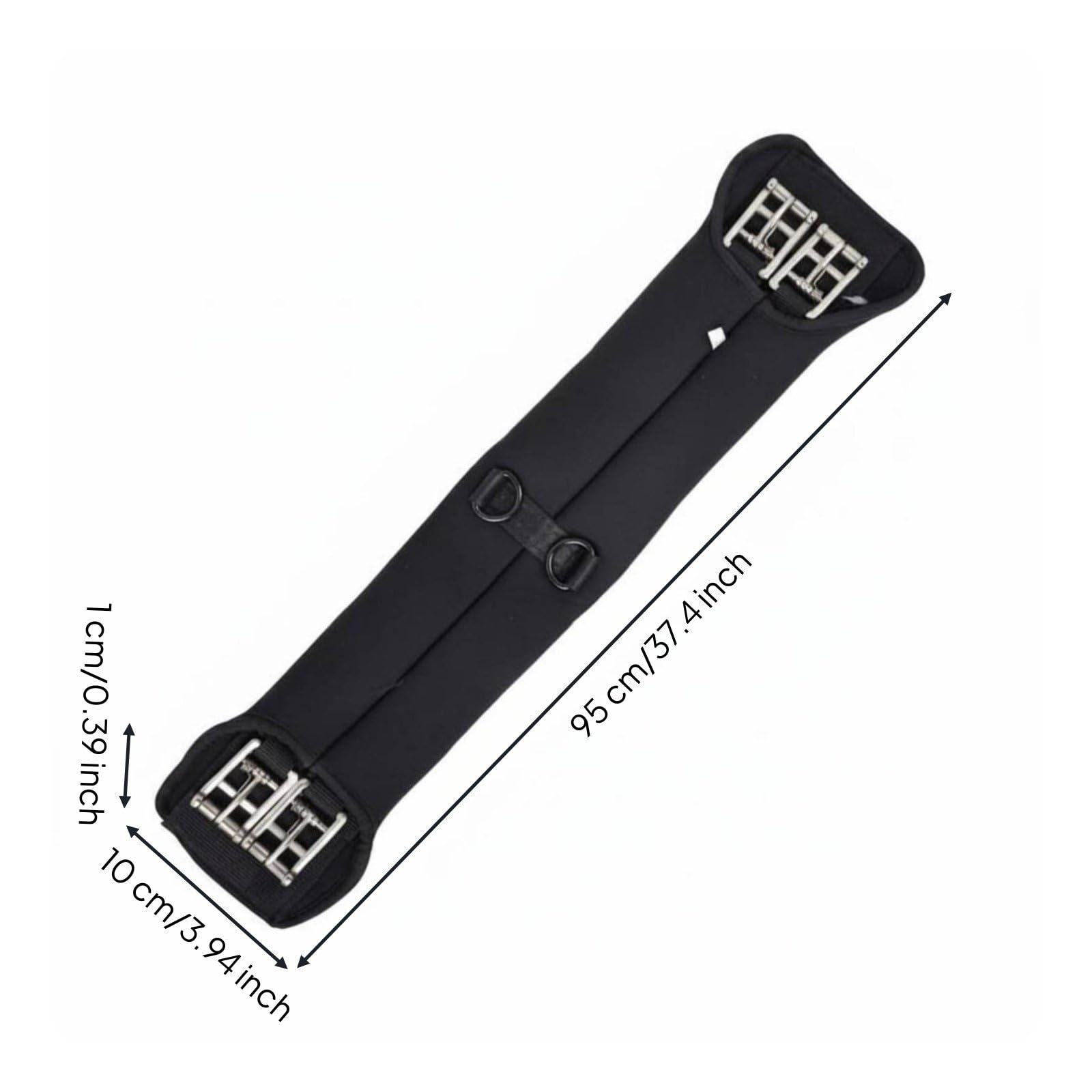 Equestrian Training Belt als Trainingsgurt Bauchriemen Sattelgurtris Und Neoprenpolster mit Stabilem Verschluss für Dressur Freizeit Einstallerfahrung