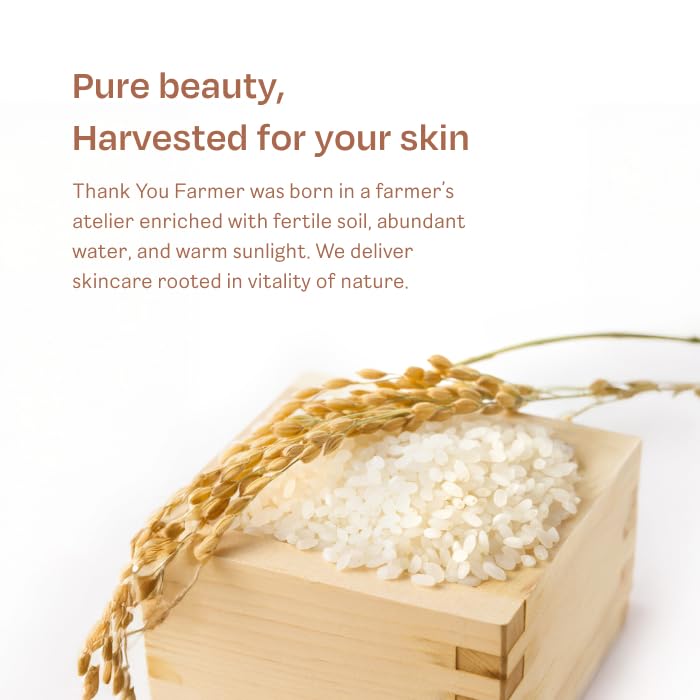 THANKYOU FARMER Rice Pure Barrier Cream Mist 3.38 Fl oz (100ml) - Korean Rice Extract Face Mist, Deep Hydration, Skin Barrier Smooth, Lightweight, Dual Layers for Radiance - Image 6