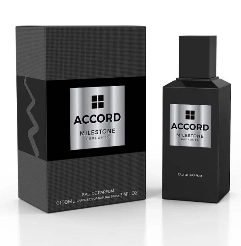 MILESTONE Perfumes Accord Unisex Eau de Parfum 100ML – Long-Lasting Fragrance for Men & Women, Premium Scent for Daily Use