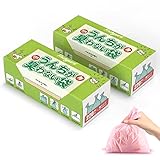 防臭袋 ペット用 うんちが臭わない袋 うんち処理袋 ゴミ袋 犬/猫用 2個セット Mサイズ 440枚入 ピンク