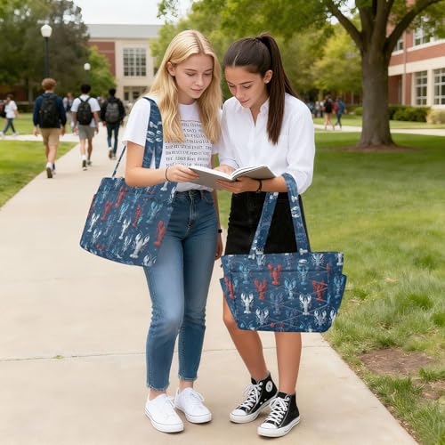 Bolso Tote para Mujer con Estampado de Langosta miniatura 2