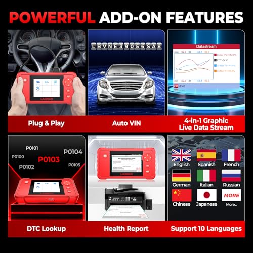 image for LAUNCH Creader VII+ V2.0 OBD2 Scanner, 2025 New Engine/Transmission/AB