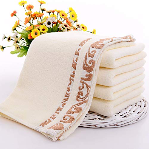 Serviette de bain en coton douce et absorbante drap de douche 70x140 - 4