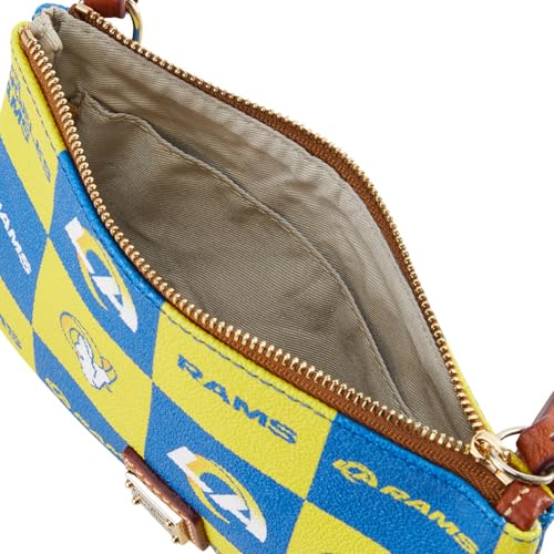 Dooney & Bourke Handbag, NFL Rams Top Zip Crossbody - Blue3