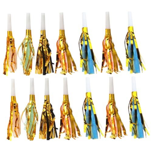 VANZACK 30 Unidades de Flecos Metálicos Multicolor para Fiestas Infantiles y Cumpleaños Dispositivos para Hacer Ruido de Plástico Seguro y Diseño Ergonómico