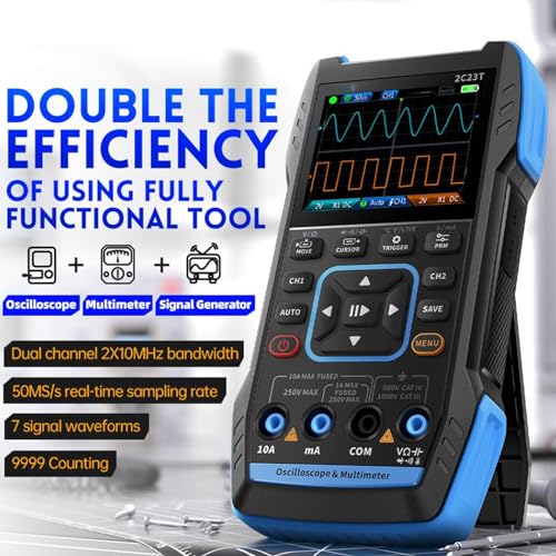 Handheld Oscilloscope Multimeter 3 In1 2 Channel 2.8 Inch HD LCD Display Digital Kit DC AC Voltage Current Test - Image 3