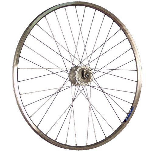 28 pollici ruota anteriore bici modello ZAC19 dinamo mozzo argento