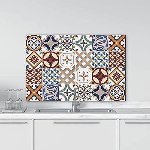 Placa antisalpicaduras de metal lavable para simplificar la cocina diaria