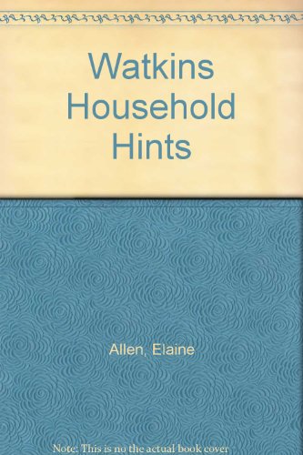 Watkins Household Hints B0027NT0B8 Book Cover