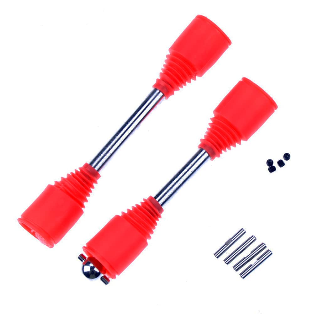 RC 9MM Drive Shaft Kit Upgraded Parts Red for 1/5 HPI Rovan KM Racing Baja 5b Ss RC CAR Toy Parts